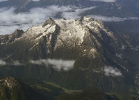 Aerial View of Zugspitze, Departing Munich for Athens