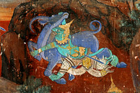 Royal Palace Ramayana Mural Detail