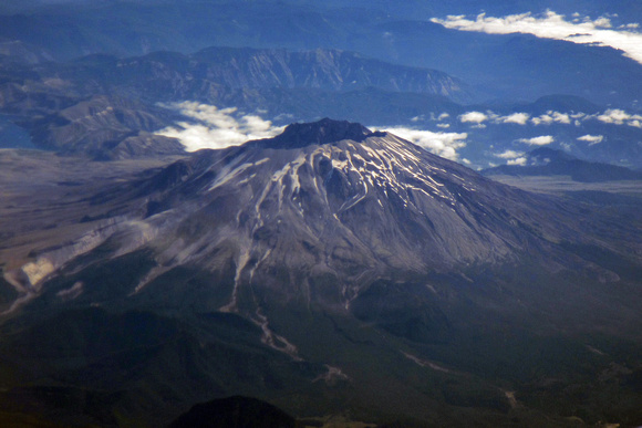 Aerial View of Mount Saint Helens
