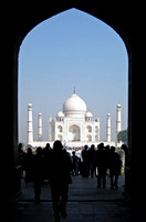 Taj Mahal Seen From South Entrance Gate
