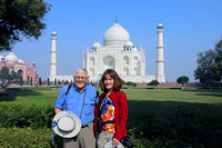 Carol and John at Taj Mahal