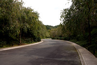 Miho Museum:  Road from Visitor Center to Museum