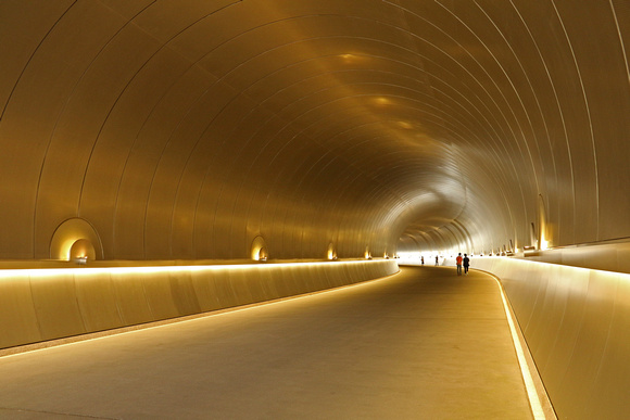 Miho Museum:  Tunnel Interior