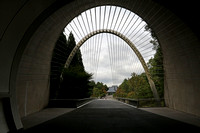Miho Museum:  Tunnel Exit, Looking Towards Museum Entrance