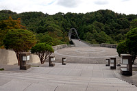 Miho Museum:  Looking From Entrance to Bridge and Tunnel