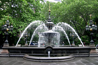 Manhattan City Hall Park Fountain