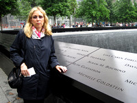 Connie at World Trade Center Memorial