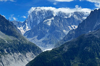 View Towards the Head of the Mer de Glace