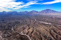Aerial View of Sierra La Giganta, Spine of Baja California