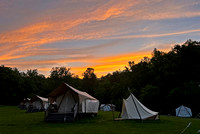 Sunset At Under Canvas