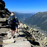 Trail Above Chamonix Valley