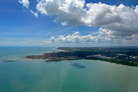 Aerial View Approaching Darwin Airport