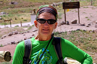 Carol Wearing National Geographic Design Buff from Anne