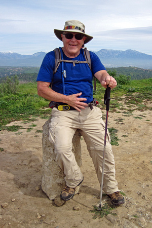 John on Chino Hills Hike