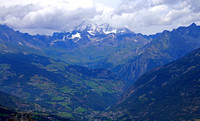 Grand Combin Over Aosta Valley