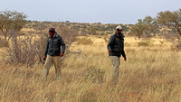 Nelson and Ben Tracking Black Rhino