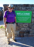 John at Table Mountain National Park Sign