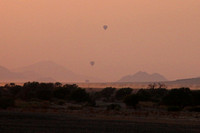 Sunrise Lift Off of Hot Air Balloons Just Outside the Park