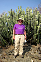 John with Large Euphorbia