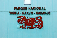 Yaxha Site Entrance Sign