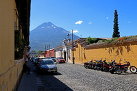 Antigua:  Street View to Volcano