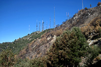 Burn Zone and Antennae from Mount Wilson Toll Road