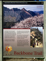 Backbone Trail Sign
