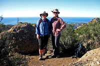 Carol and Mona on Sandstone Peak