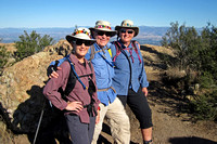 Carol, John, and Mona on Sandstone Peak