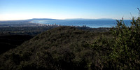 View of Santa Monica from Backbone Trail