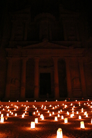 Petra: Treasury by Candlelight