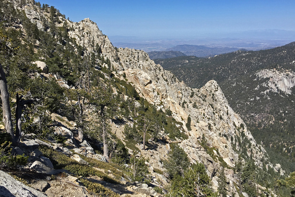 View north from Tahquitz Peak Trail