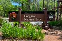 Congaree National Park Entrance Sign