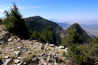 View Looking South from North Sandia Peak