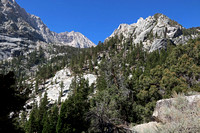 View up Mount Whitney Trail