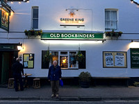 John at Old Bookbinders Before Dinner in Oxford