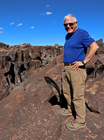 John at Fossil Falls