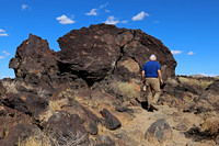 Rough Lava Rocks Near Fossil Falls