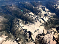Aerial View of Dent Blanche and Weisshorn, West of the Matterhorn