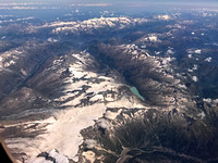 Aerial View of the North Side of Monte Rosa, Looking Towards the Monch and the Jungfrau