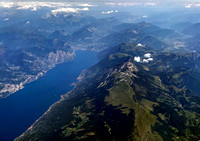 Aerial View of the North End of Lake Garda