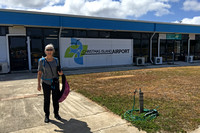Anne on Arrival at Christmas Island Airport