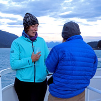 John Meets Kerry as Our Ship Leaves Juneau