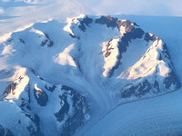 Nunataks Giving Birth to Glaciers