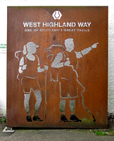 Sign Marking the Start of the West Highland Way in Milngavie