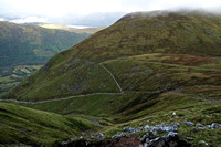 Ben Nevis Trail:  Switchbacks up Eastern Slope of Meall an t-Suidhe