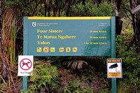Waipoua Kauri Forest Walks Sign