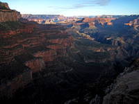 Early Morning in the Grand Canyon Viewed from the South Kaibab Trail