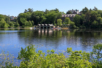 View to Boathouse, Lake House, and Tower Court