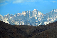 Mount Whitney Ridegeline from I-395 North of Lone Pine
